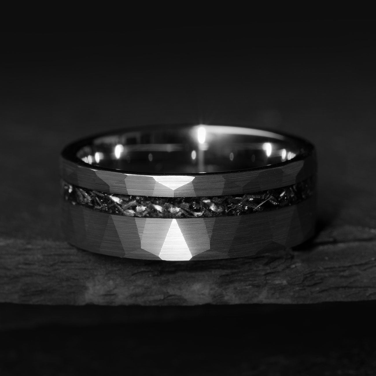 Thin Authentic Meteorite Ring | Jewelry by Johan - 6.75 - Jewelry by Johan
